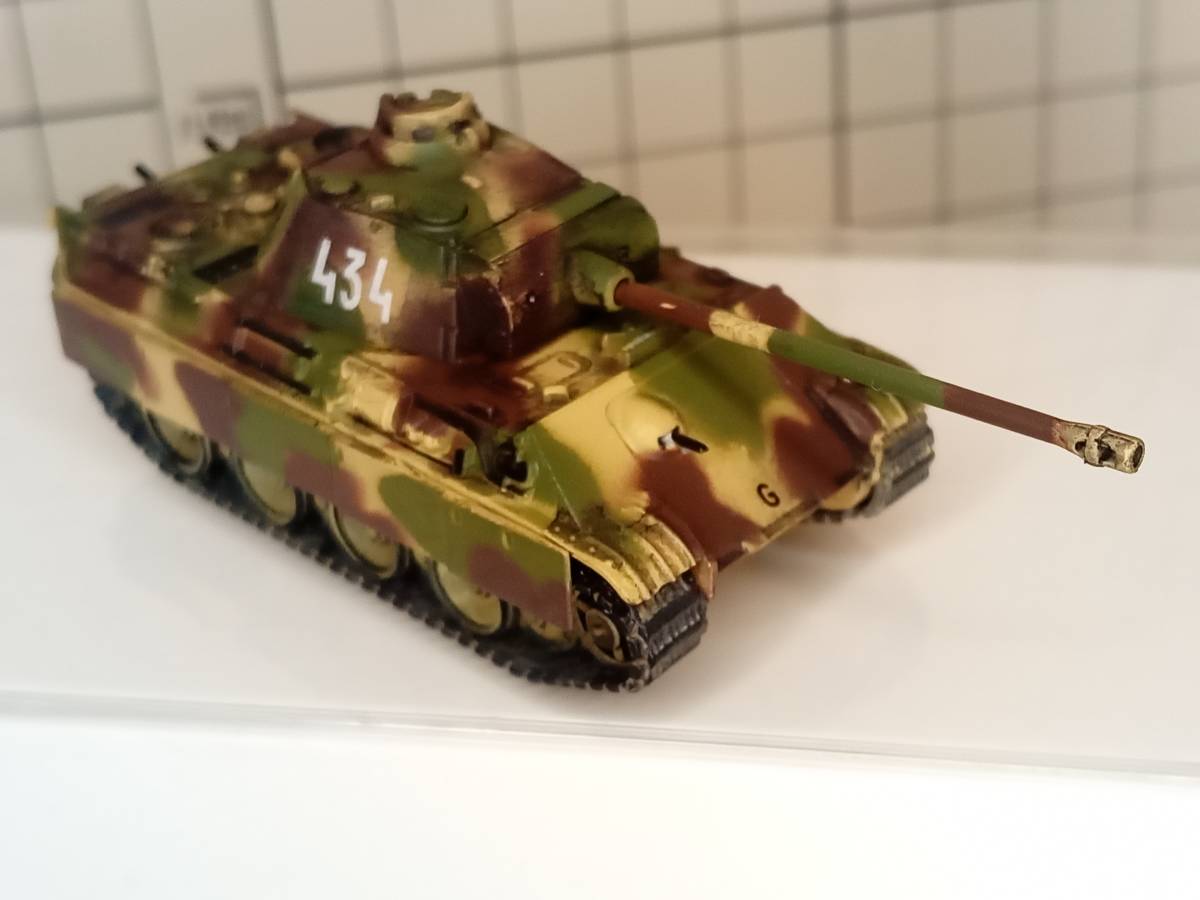 ●完成品1/144 パンターG型.”WW2最優秀の戦車!”,3色迷彩.1 ドイツ,WW2.自作ver拍卖