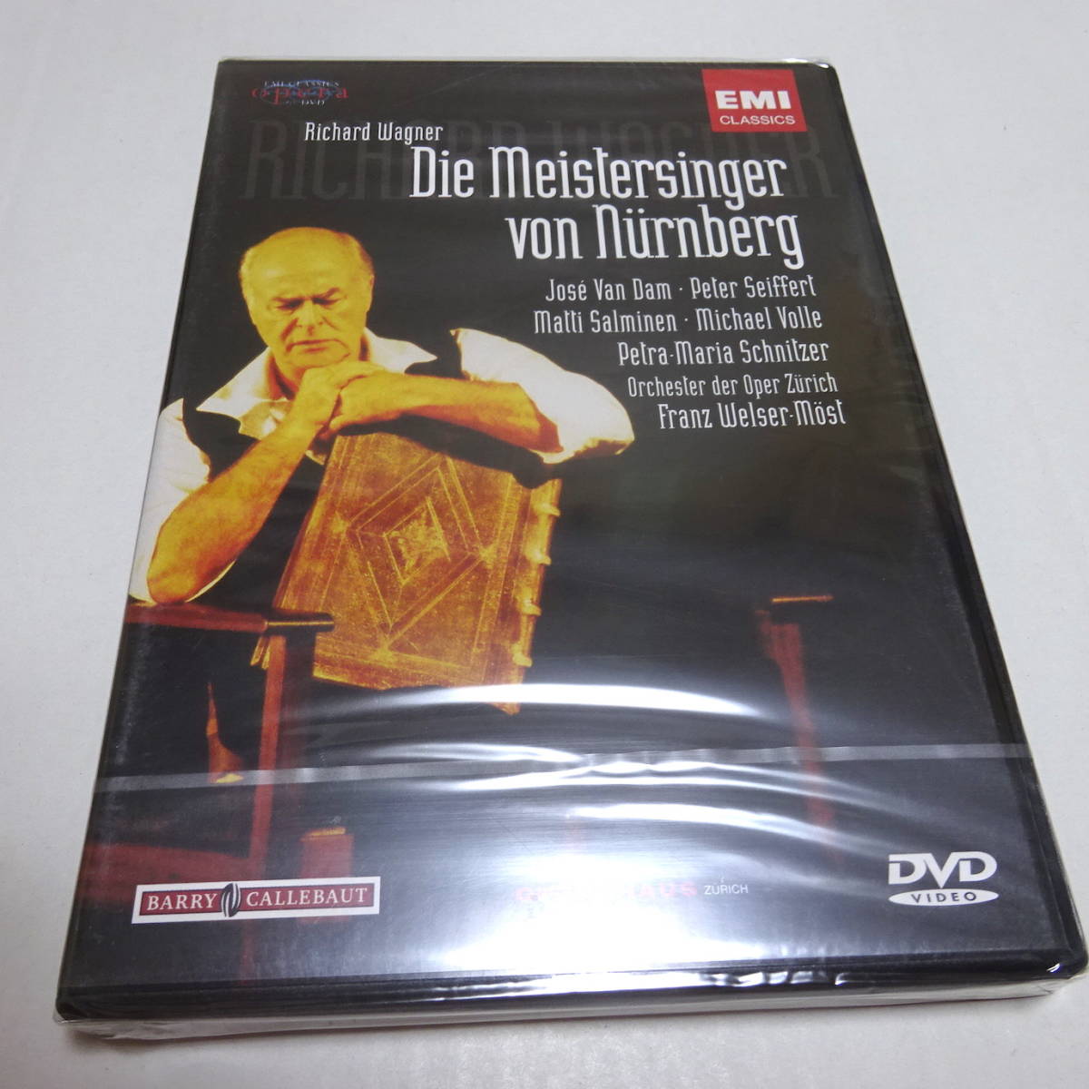 未開封/輸入/2DVD「ワーグナー:ニュルンベルクのマイスタージンガー 全曲」ダム/ウェルザー=メスト&チューリッヒ歌劇場管/2004年Live拍卖