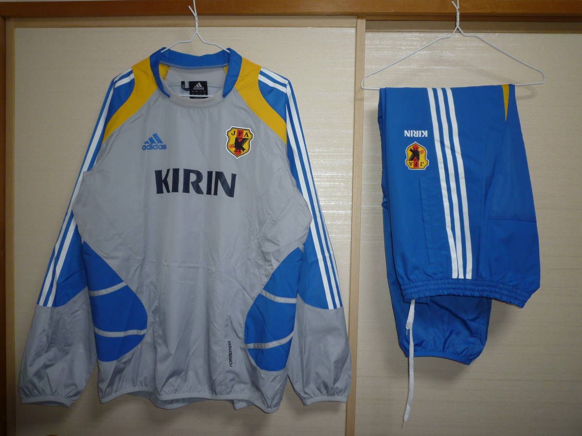 アディダス KIRIN 日本代表 FORMOTION ナイロン上下Lサイズ拍卖