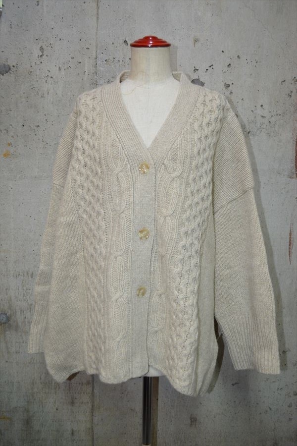 リアム プラージュ R'IAM RIAM-PLAGE ウールニット カーディガン D3548拍卖