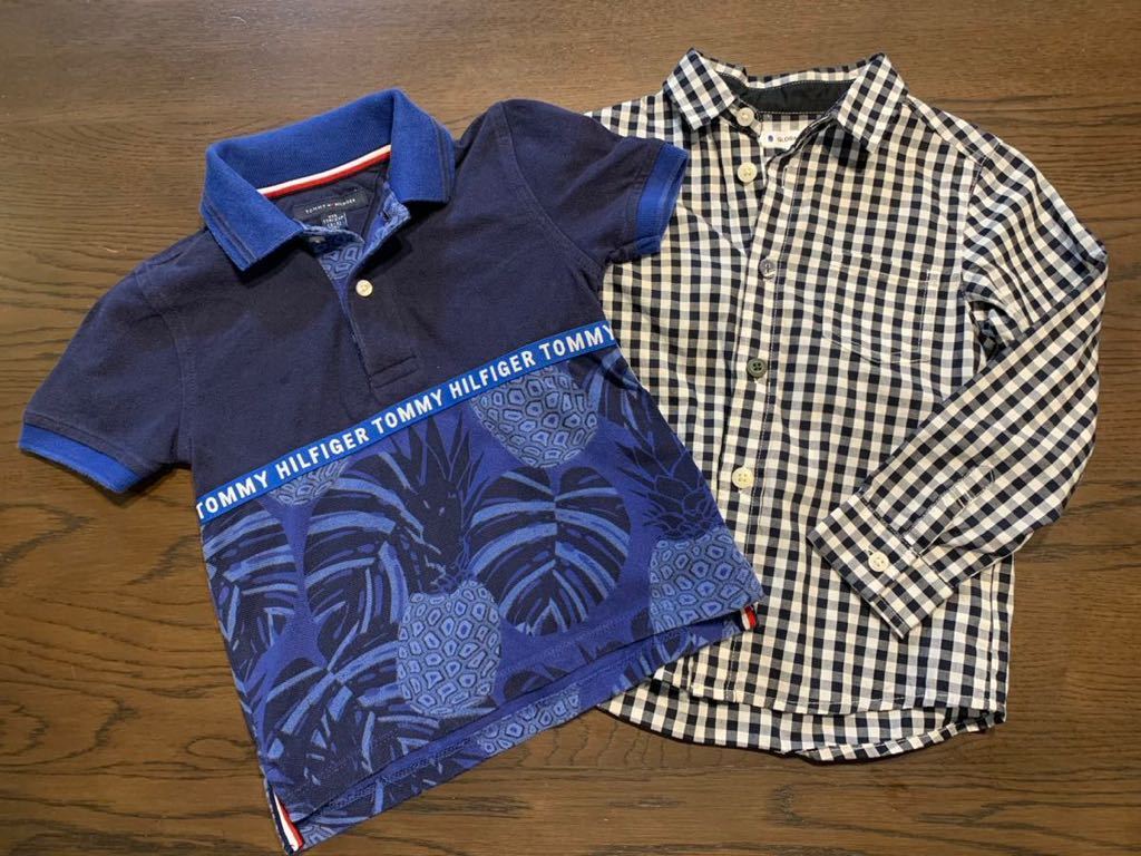 【まとめ 美品 大幅値下げ 即決】トミーヒルフィガー ポロシャツ グローバルワーク ギンガムチェックシャツ 3歳 4歳 2歳拍卖