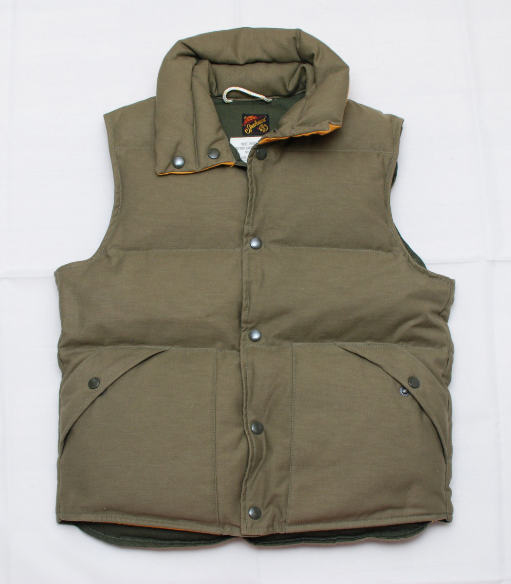 ミスターフリーダム ダウンベスト Mister Freedom Sateen Down Vest S ダウンパック拍卖