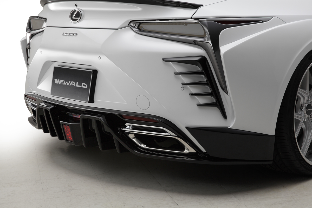 【正規WALD社製】 WALD LEXUS レクサス LC クラス リヤ ディフューザー LC500 LC500h GWZ100 URZ100 バルド ヴァルド スポイラー リア拍卖