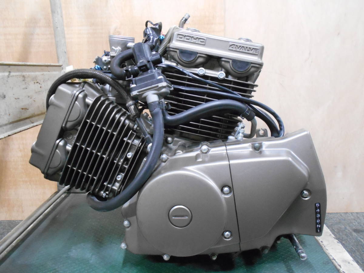 ヒョースン GT250R エンジン(実動車から取外し 動作確認済み 走行3936km KM4MJ55B491100***から取外し拍卖