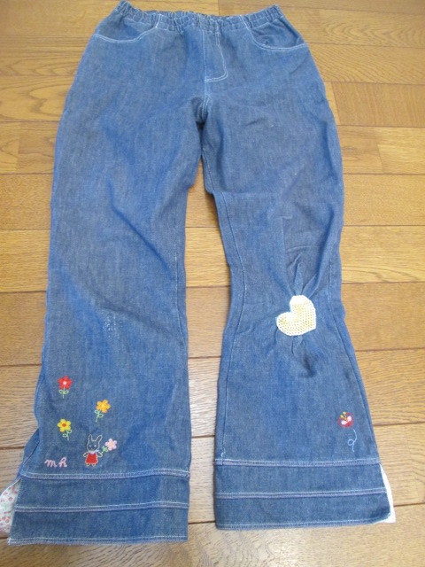 130 miki HOUSEミキハウス デニム 拍卖