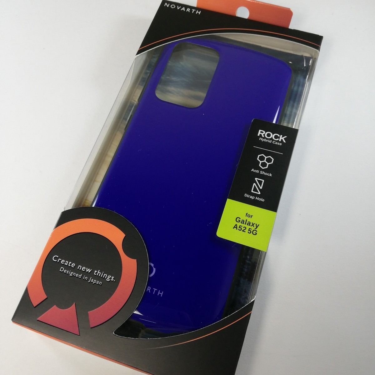 Galaxy A52 5G 耐衝撃ハイブリッドケース パープル拍卖
