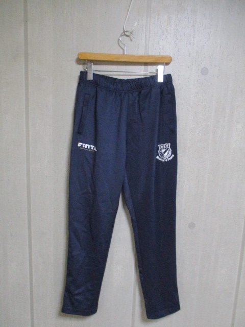 e476 フィンタ Finta ジャージパンツ サッカーウェア フットサル 紺 66拍卖