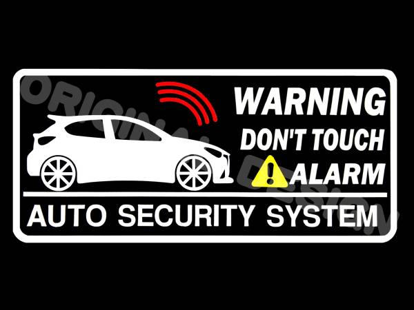 DJ系 デミオ【DEMIO】セキュリティステッカー/MAZDA t拍卖