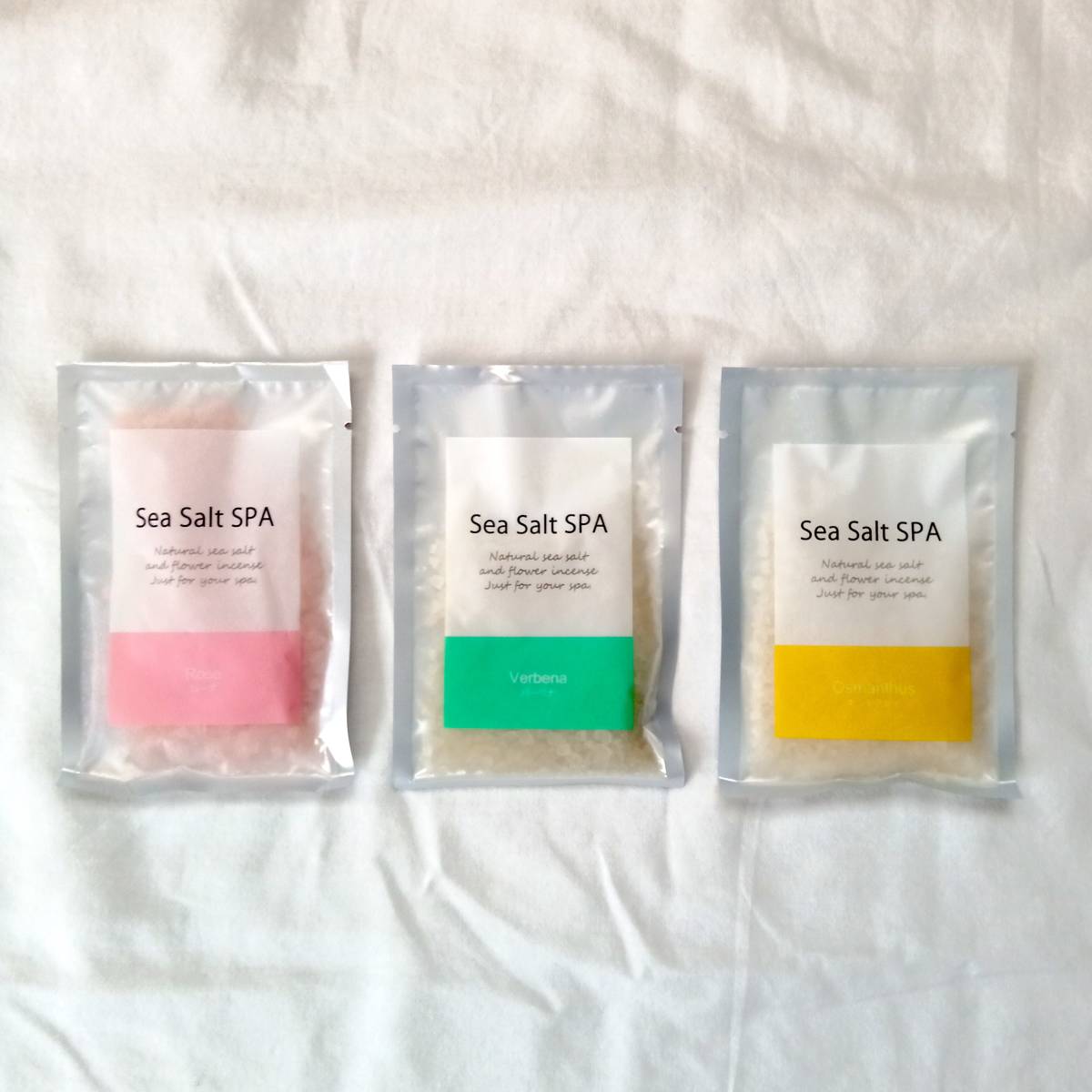 バスソルト シーソルトスパ お試し 3点セット ローズ×バーベナ×キンモクセイ拍卖