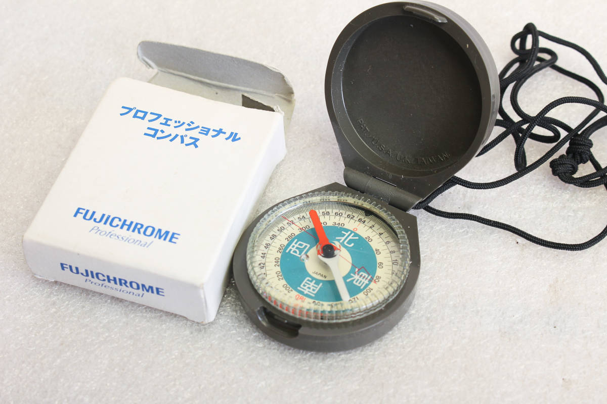 送料無料。富士フィルム FUJICHROME プロフェッショナルコンパス 水準器  管理B15拍卖