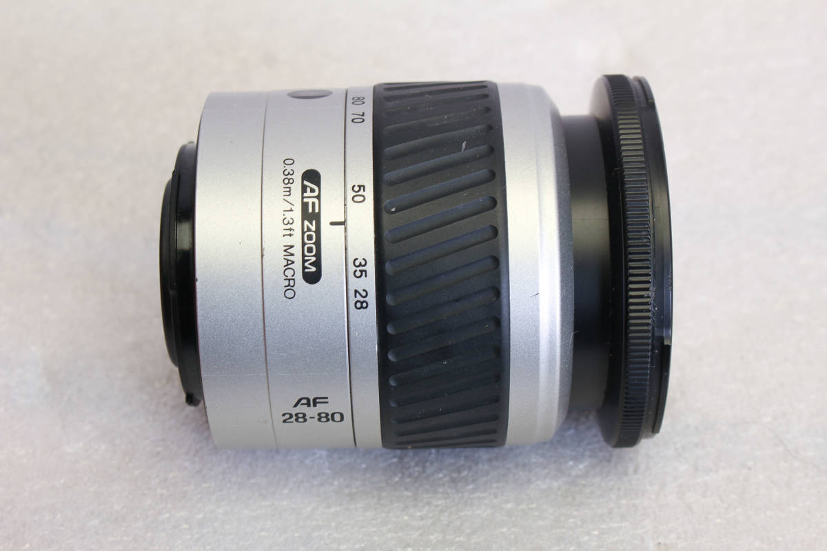 送料600円。中古。ミノルタ MINOLTA AF 28-80mm F3.5-5.6 シルバー αマウント。 管理B25拍卖