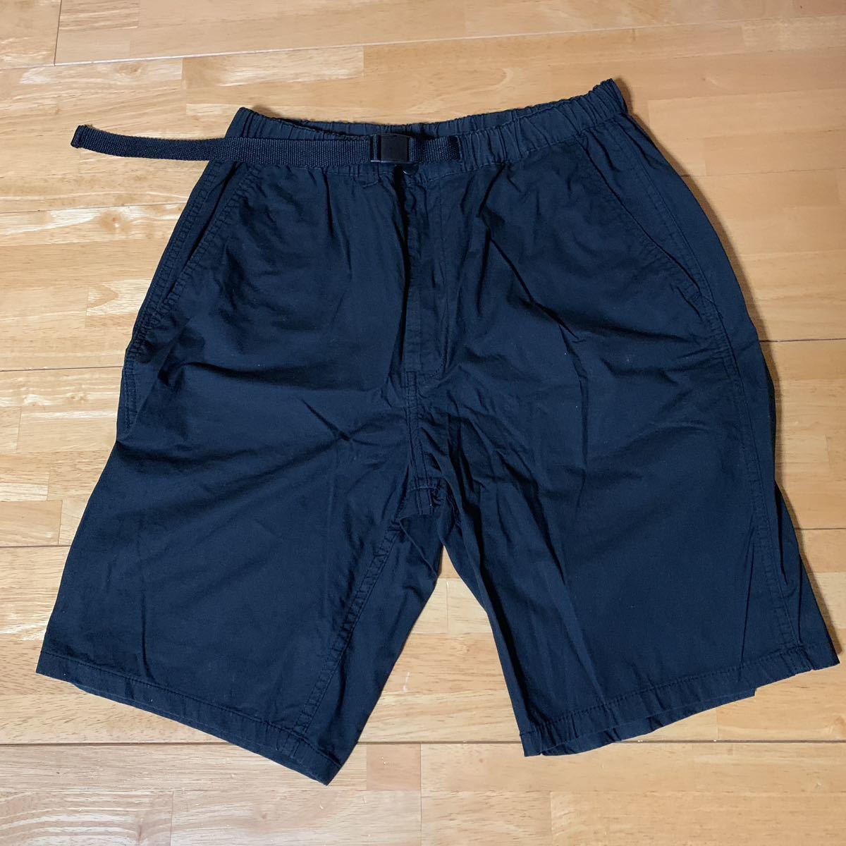 GU ジーユー レディース ハーフパンツ ハーフ綿パン ブラック サイズM 綿98% WOMEN 中古品 美品 送料無料拍卖