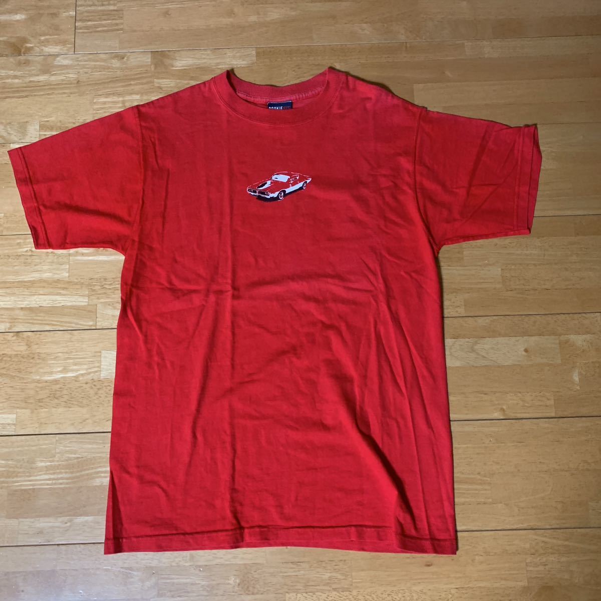 ROOKIE NYC Tシャツ レッド メンズ MENS サイズ M 綿100% 中古品 5.6回使用 送料無料拍卖