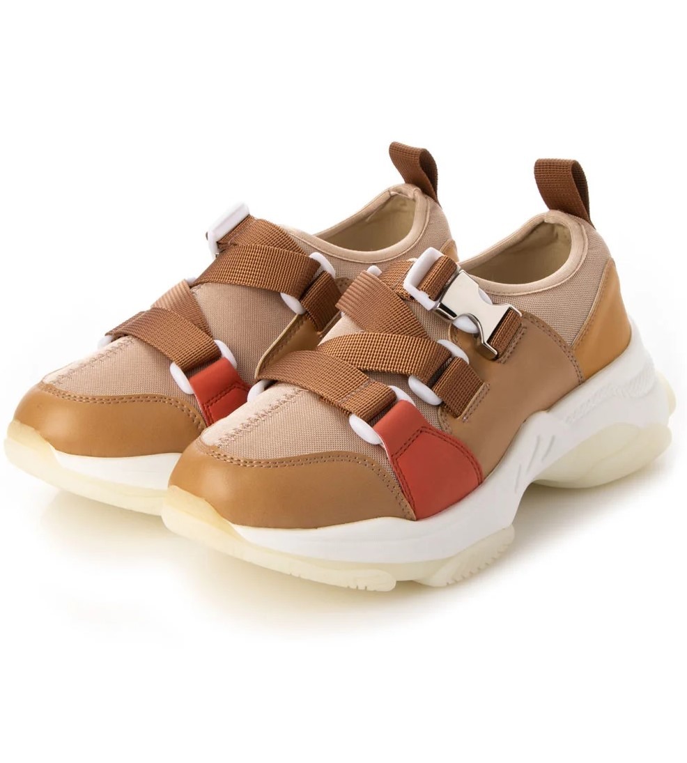 新品未使用 ヒール5cm ジェリービーンズ JELLY BEANS テープベルトスニーカー拍卖