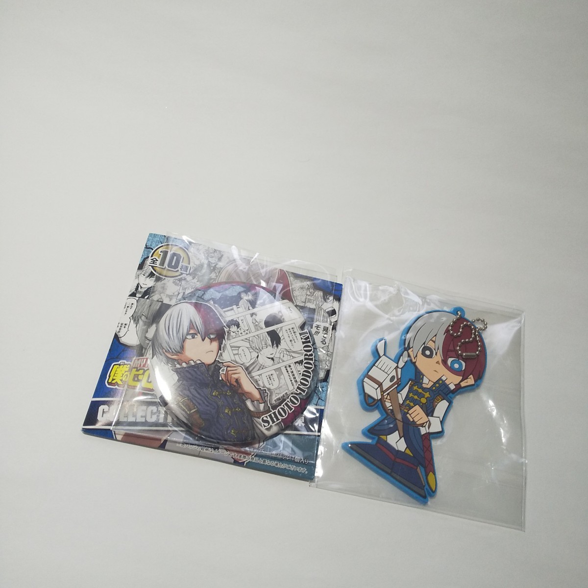 【僕のヒーローアカデミア】轟焦凍 グッズセット 十傑【缶バッジ・ラバーストラップ】焦凍王子拍卖