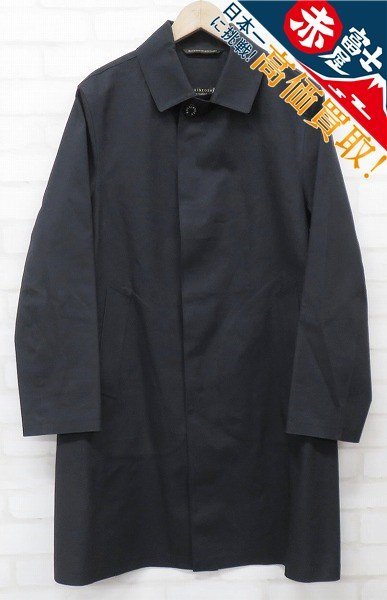 3J1773/MACKINTOSH ゴム引きステンカラーコート Y50-02 スコットランド製 マッキントッシュ拍卖