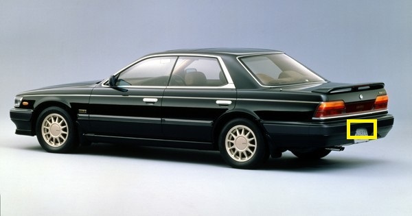 【新品未使用】日産 純正 C33 ローレル ナンバー灯 ライセンスランプ ライセンスプレートランプ ASSY レンズ ライト 1個 NISSAN拍卖