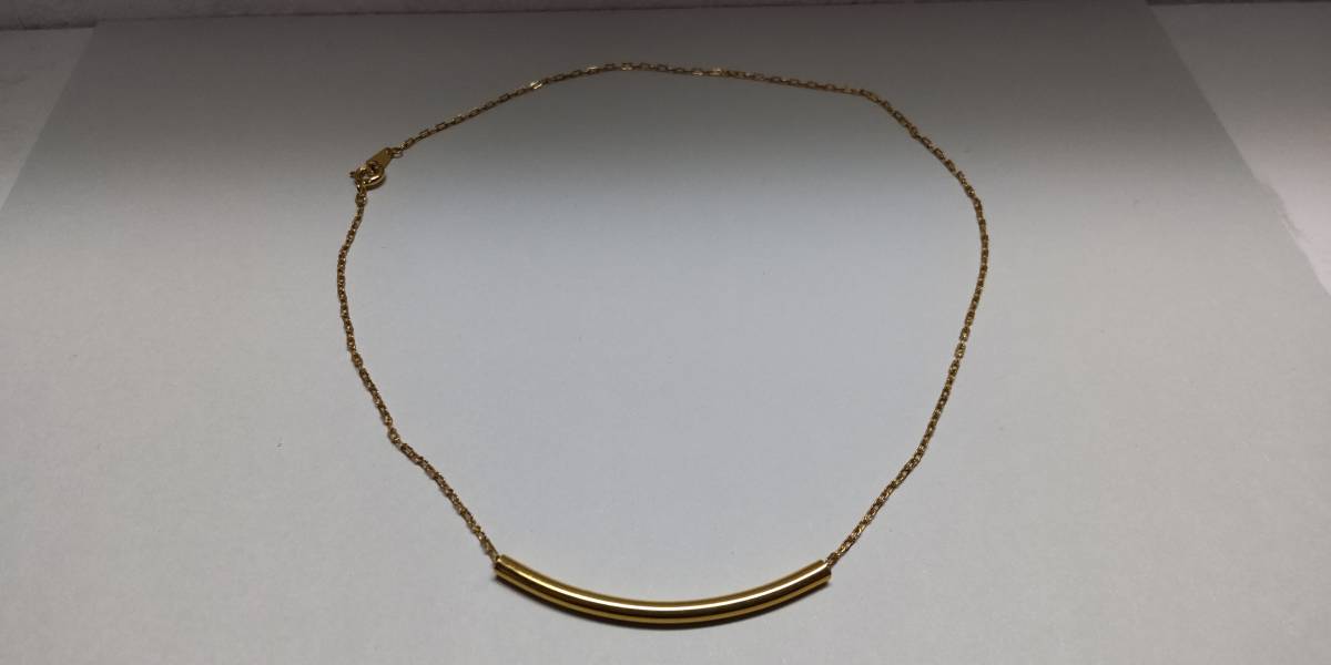 「ゴールド金色系 チェーン ネックレス アクセサリー」宝石・貴金属ではありません~未使用【送料無料】「おかあさんのお針箱」00200433拍卖