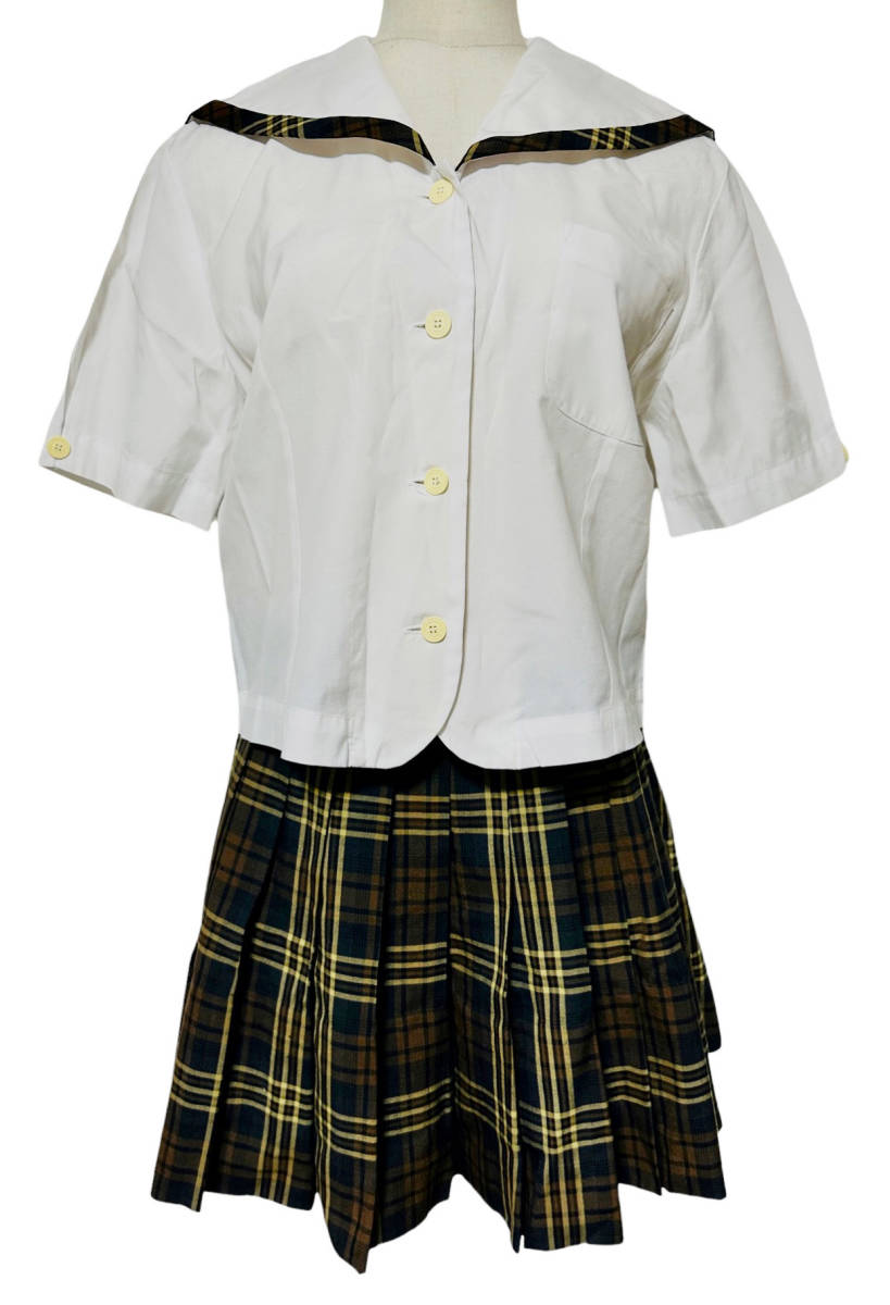 大阪府立住吉商業高等学校 / 制服 / 卒業生保管品/ 指定品 / セーラー / スカート /拍卖
