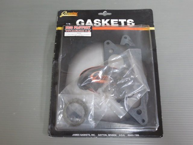 ジェームズ JGI-25244-99-K カムシャフト&トップエンド クイックチェンジガスケット TC用 欠品 訳あり 部品取り キジマ JAMES #J20230216拍卖