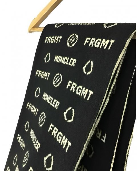 TK 新品同様 7 MONCLER Fragment Hiroshi Fujiwara ストール マフラー フラグメント モンクレール 藤原ヒロシ拍卖