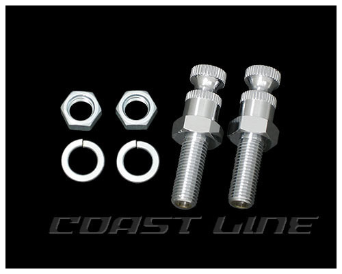 N006741 M10×56×26MM ウインカー用マウントボルト 2本セット クローム拍卖