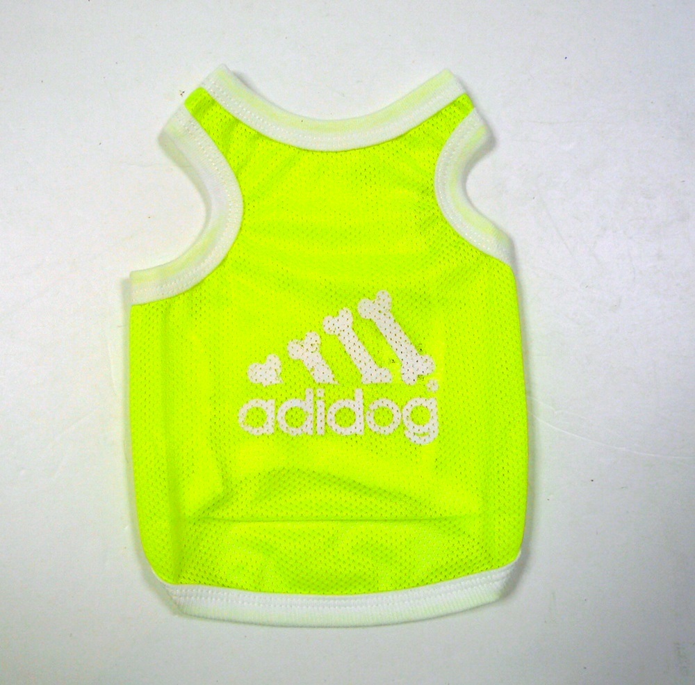 4号★送料無料ネコポス便★タンクメッシュadidog (蛍光イエロー)拍卖