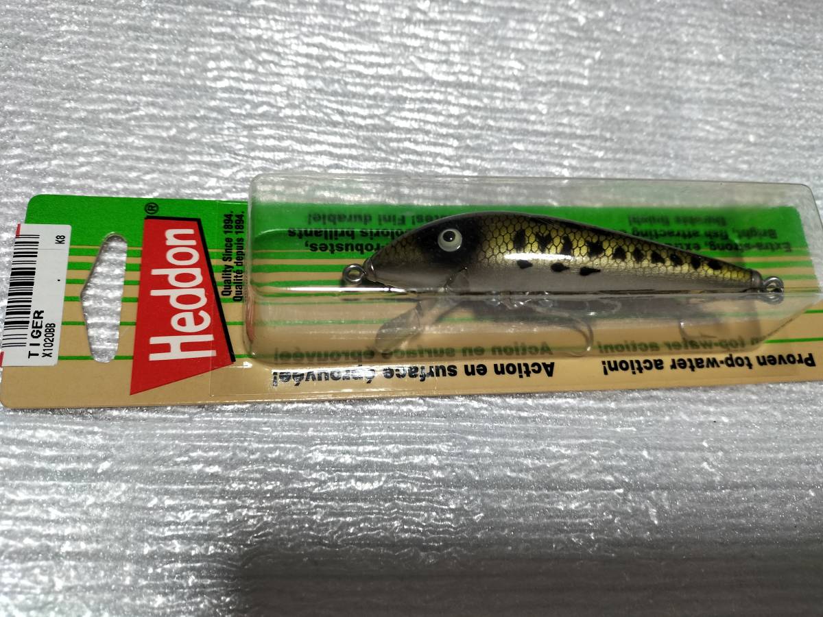 タイガー BB バス BASS 8㎝ TIGER X1020 heddon へドン トップ TOP スミス ミノー Minnow エビスコ EBISCO 新品購入未使用品拍卖