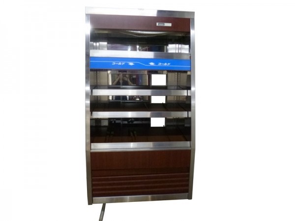 ※◆FH0109|業務用 多段冷蔵ショーケース 富士電機 3相200V 12年 100V UEFQ55HA-032FPL W1000×D700×H1860mm 中古拍卖