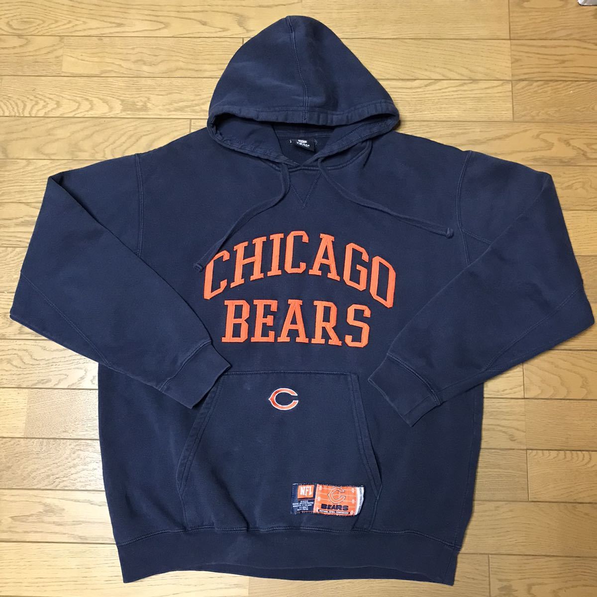 NFL CHICAGO BEARS MEN’S HOODIE size-XL(着丈70身幅63) 中古 NCNR拍卖