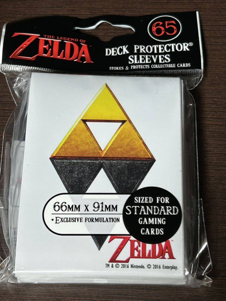 新品【ゼルダの伝説/トライフォース】65枚入り 通常カード用デッキプロテクター(スリーブ) DECK PROTECTOR The Legend of Zelda/Tri-Force拍卖