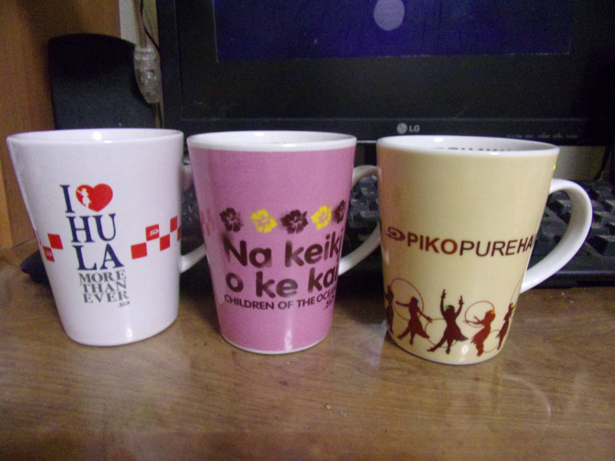 PIKO(ピコ) マグカップ コーヒーカップ ティーカップ 3個セット PIKO PURE HAWAI'I ハワイ拍卖