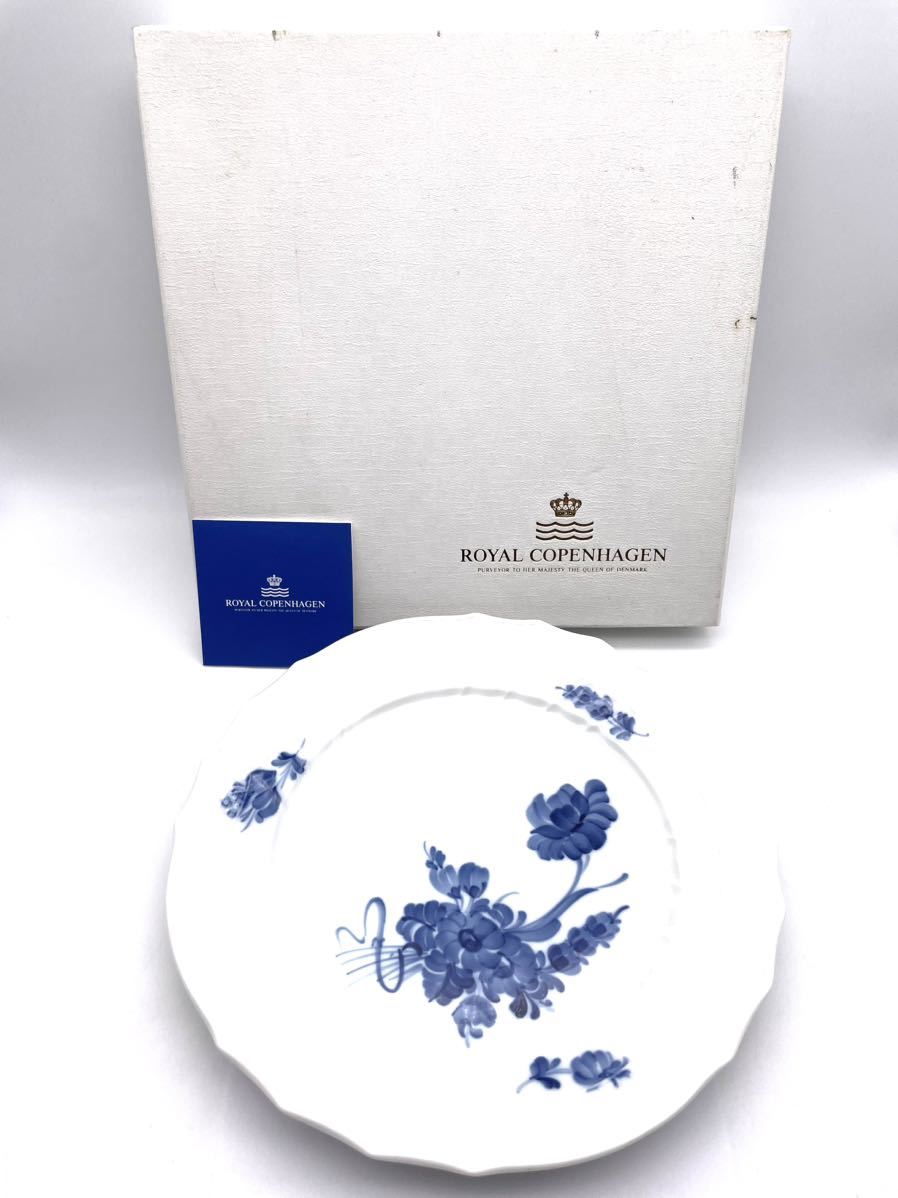 ロイヤルコペンハーゲン ROYAL COPENHAGEN ブルーフラワーカーブ 25cm大皿拍卖