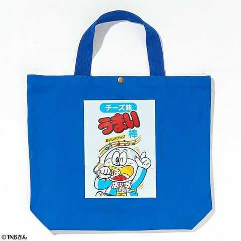 即決 うまい棒 キャンバストートバッグ 新品タグ付き やおきん うまえもん チーズ味拍卖