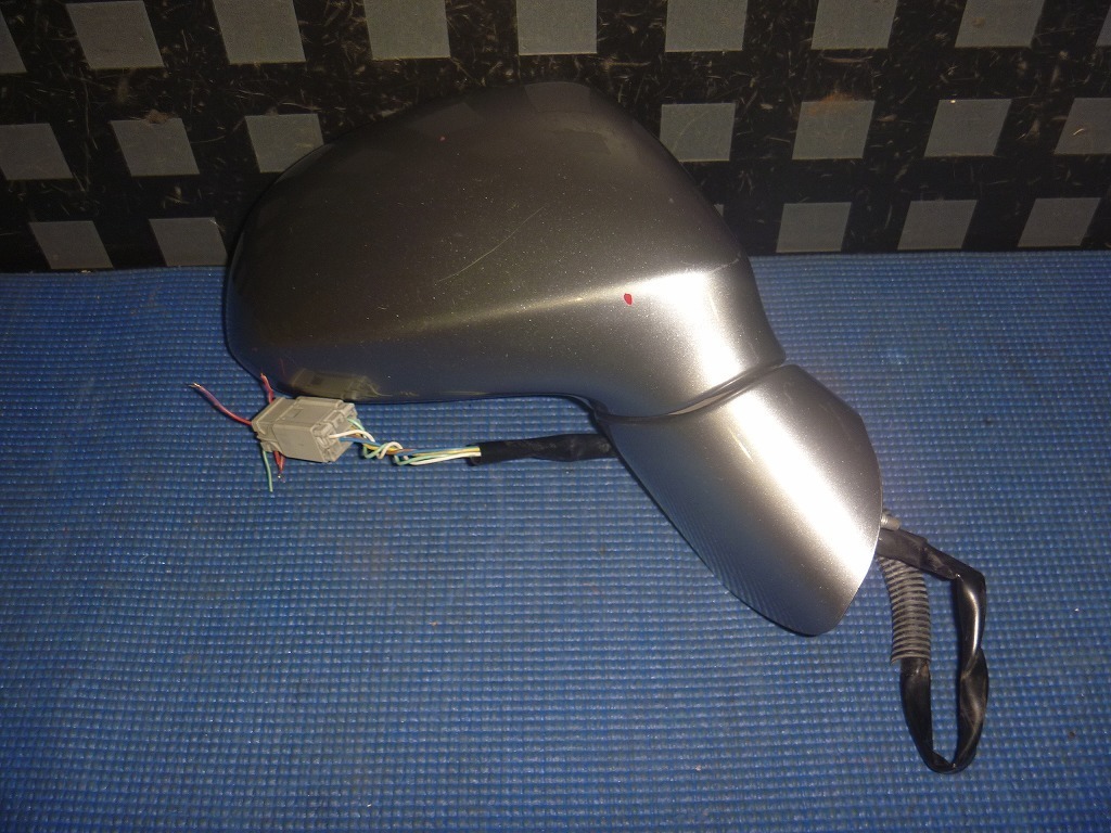 #0334 GJ1 エアウェイブ 右ドアミラー、純正 カラーコード:NH624M(シルバー系)電動格納、★拍卖