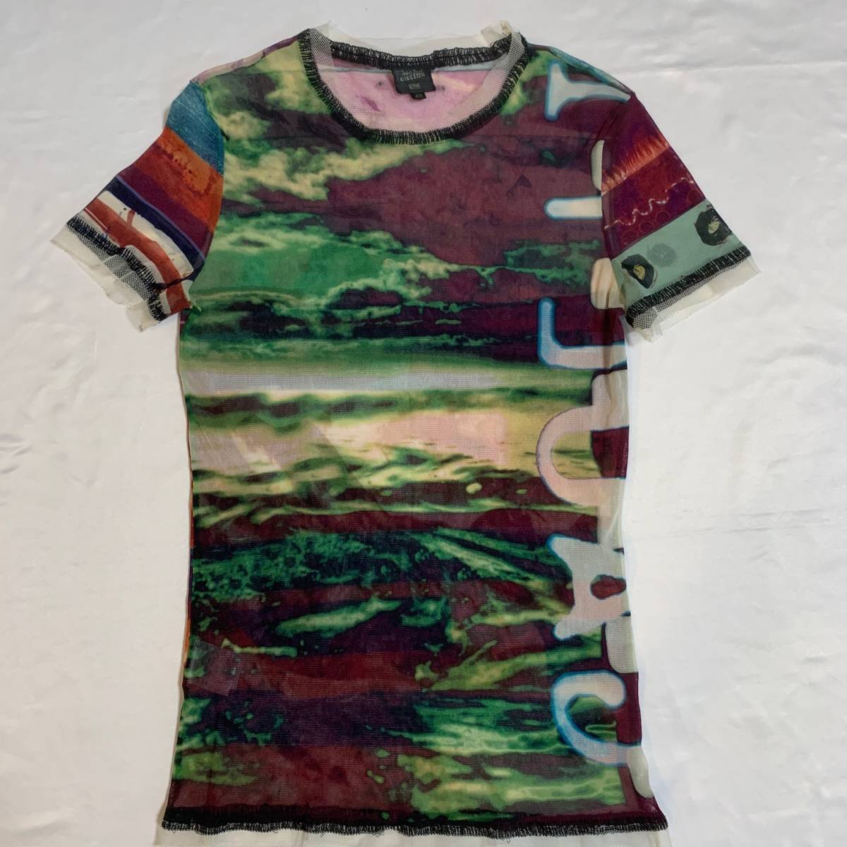 Jean Paul GAULTIER ジャンポールゴルチエ ゴルチェ Tシャツ カットソー トップス メッシュ パワーネット アーカイブ archive tops拍卖