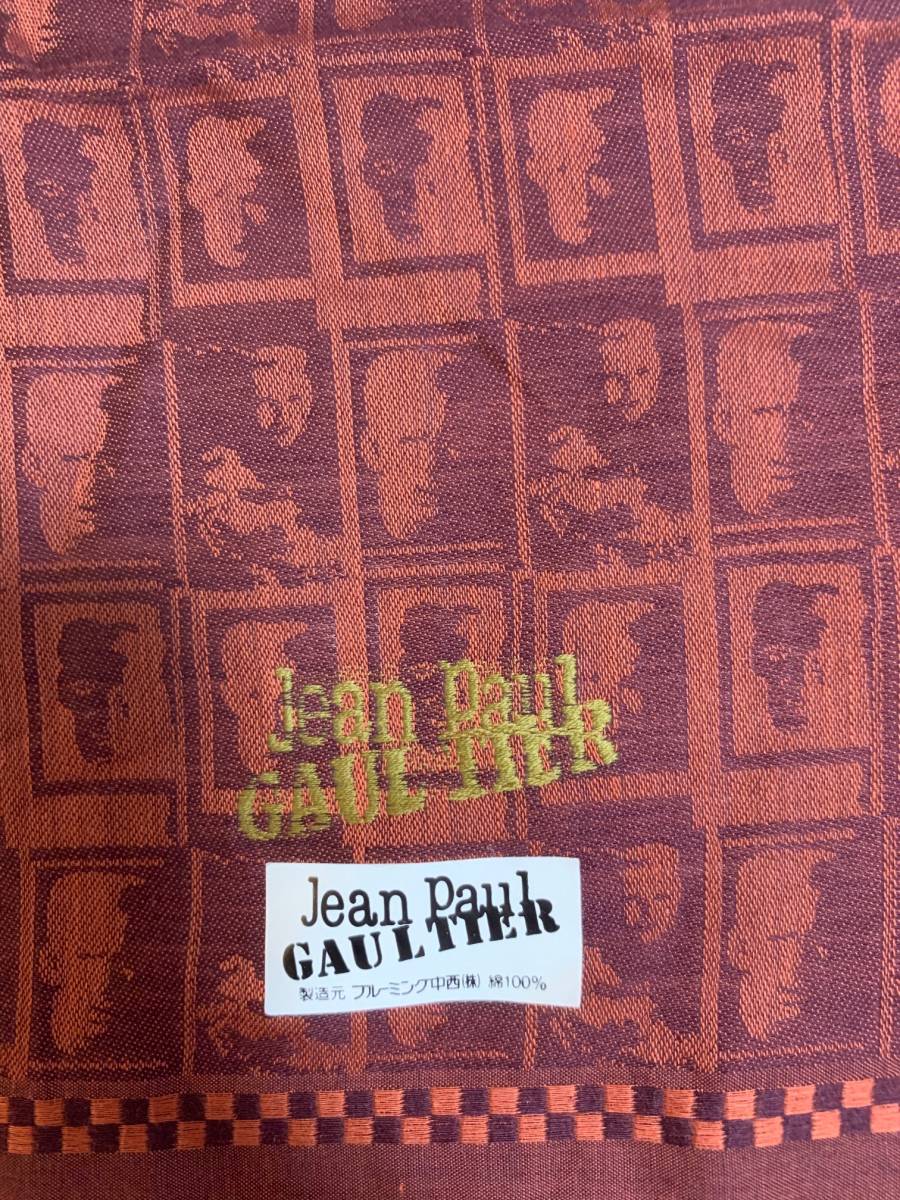 Jean Paul GAULTIER ジャンポールゴルチエ ゴルチェ 本人 ハンカチ ミニスカーフ アーカイブ archive accessory拍卖