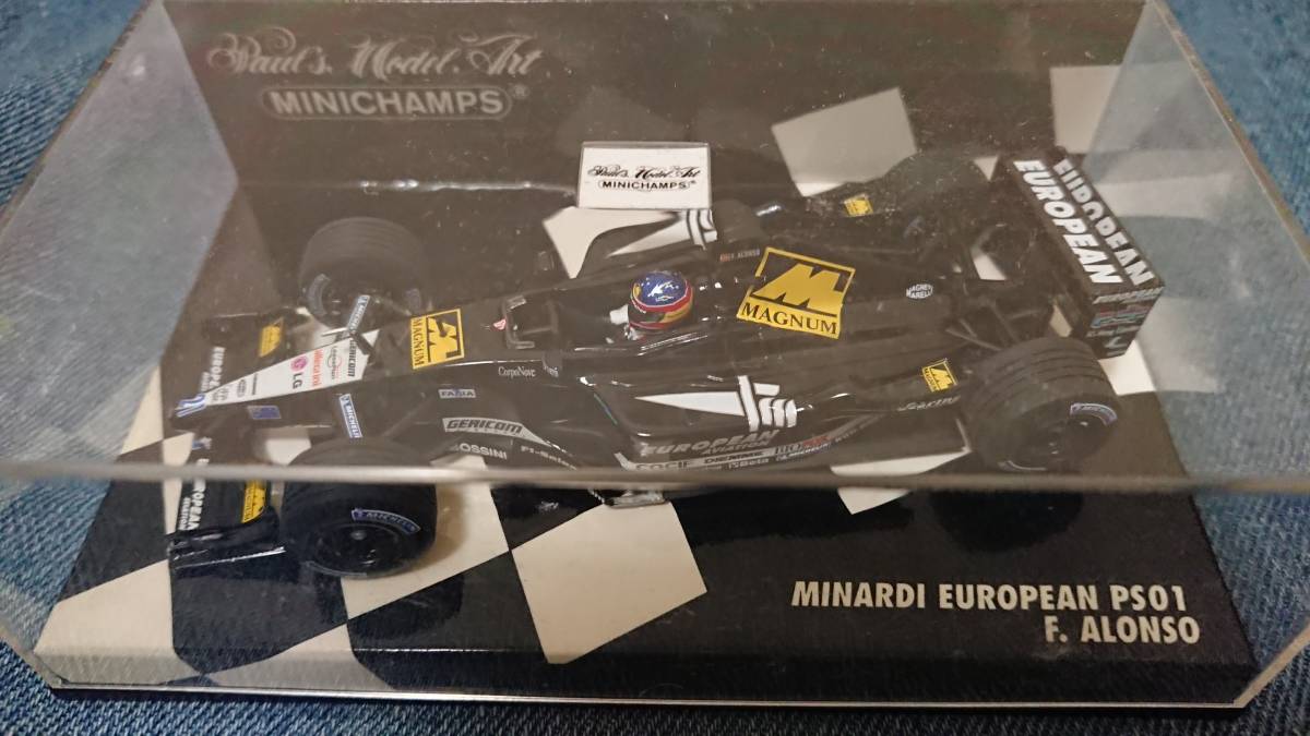 1/43 MINICHAMPS 2001年 ミナルディヨーロピアンPS01#21 F・アロンソ拍卖