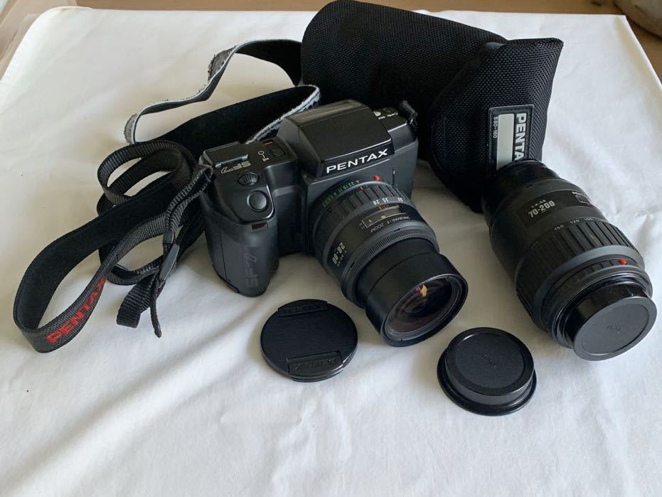 PENTAX ペンタックス SF7(中古)レンズ28-80mmZoom、70-200mmZoom ジャンク品拍卖