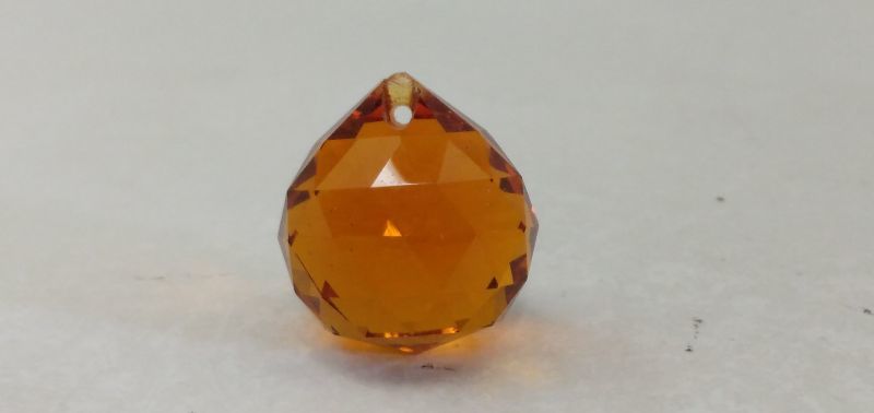 未使用★オレンジ 色 クリスタル 10個 / シャンデリア/ サンキャッチャ / ガラス 水晶玉 20mm拍卖