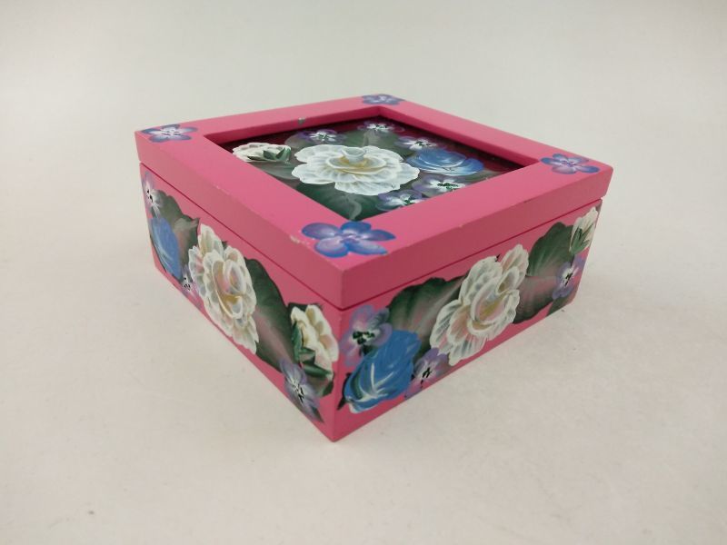 0401-0007 中古■ジュエリーボックス 宝石箱 ■アクセサリーケース■指輪 リング■収納ケース■拍卖