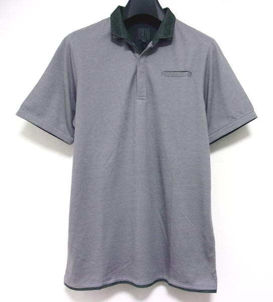新品★CK CALVIN KLEIN★カルバンクライン★ポロシャツ★Lサイズ★グレー★メンズ拍卖