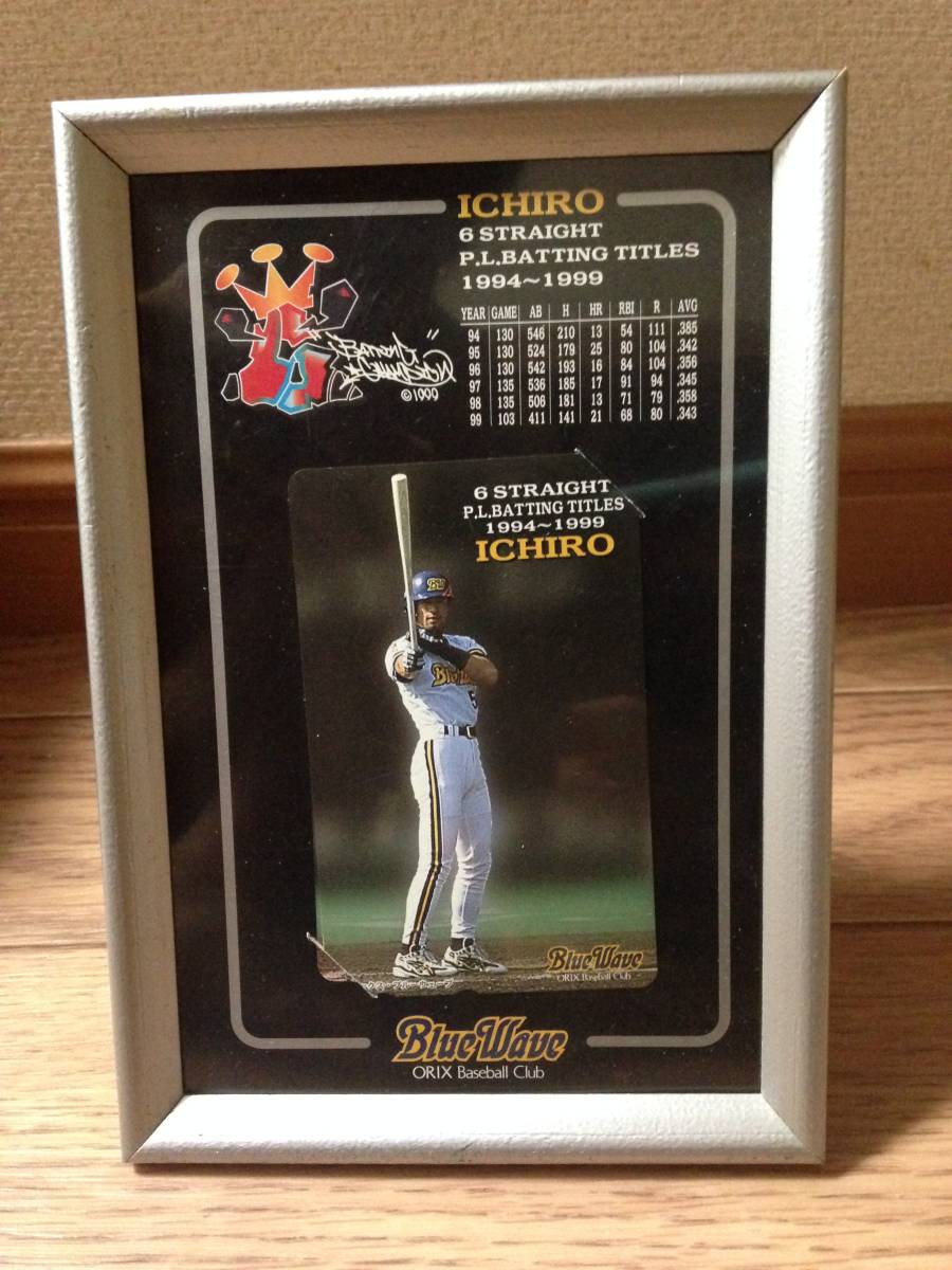 ほとんど出余っていない貴重な品 イチロー選手6年連続首位打者記念テレフォンカード拍卖