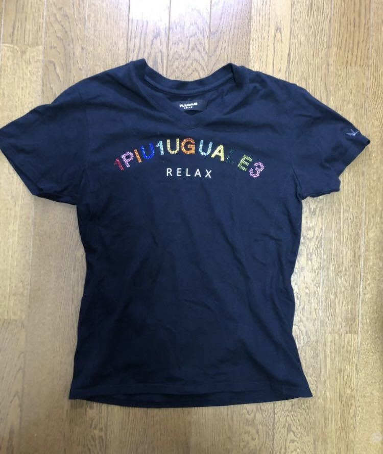 1piu1uguale3!黒Tシャツ・サイズS拍卖