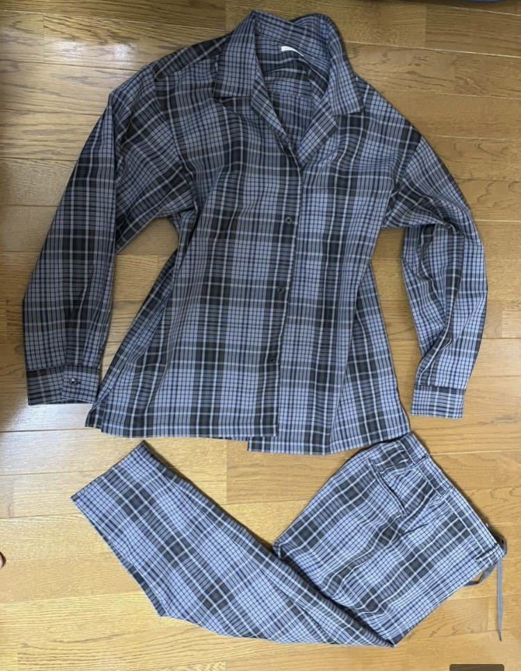 GU!グレーチェック セットアップ・上L 下M拍卖