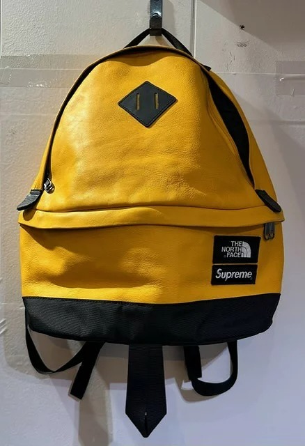Supreme THE NORTH FACE 17aw Leather Daypack Backpack シュプリーム×ザノースフェイス レザーデイパック バックパック リュック拍卖