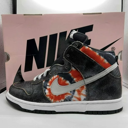 NIKE SB HUF DUNK HIGH PRO 27.0cm 305050-102 ナイキエスビー×ハフ ダンクハイプロ タイダイ スニーカー拍卖