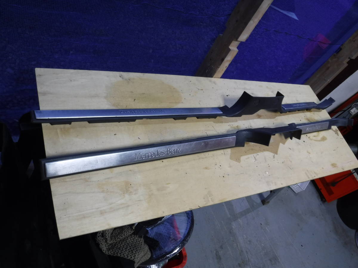 メルセデスベンツ 21年 ML270 ディーゼル スカッフプレート 左右 Mクラス W163 CDI 272グリーン ベンツ 拍卖