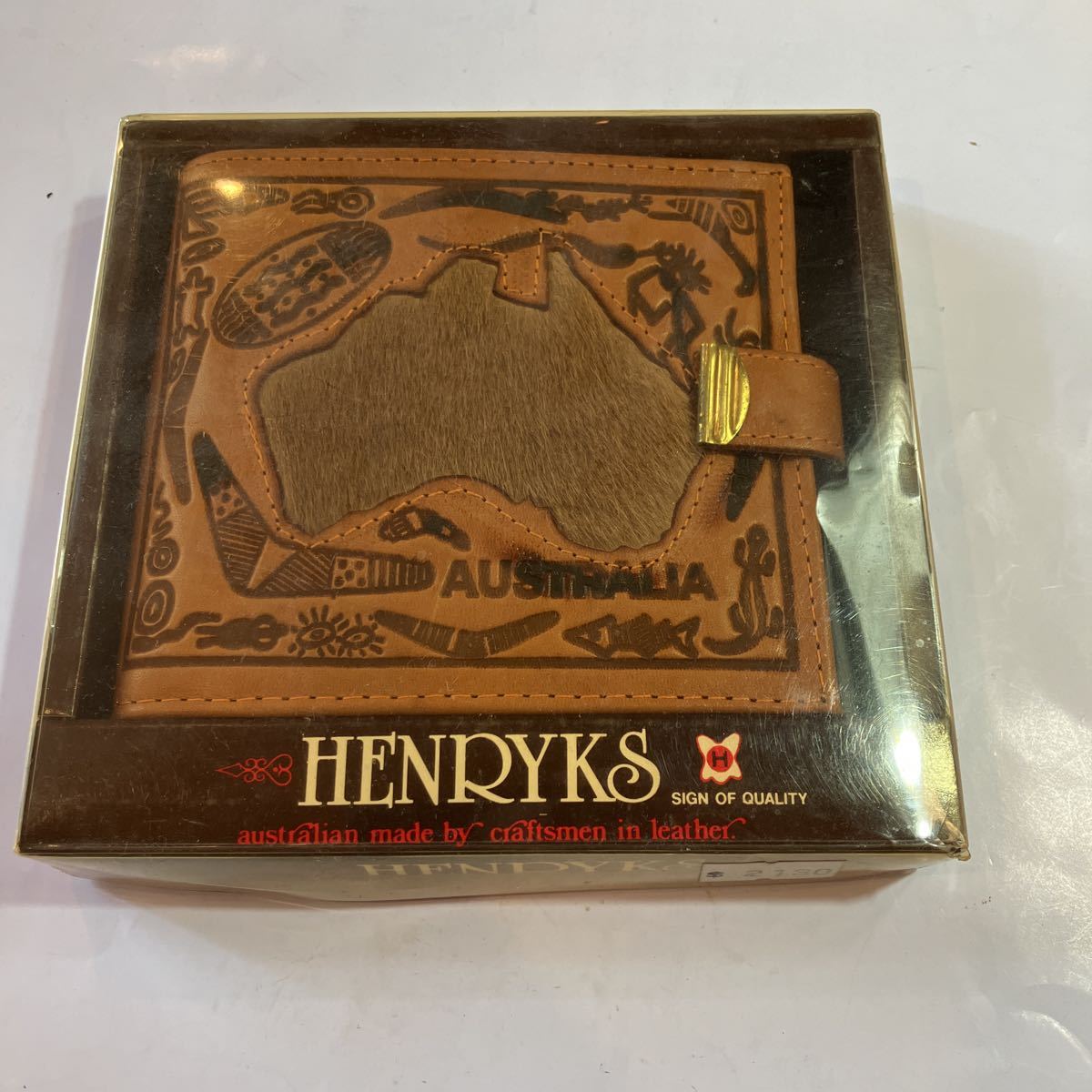札入れ HENRYKS 新品 革製  元箱付き拍卖