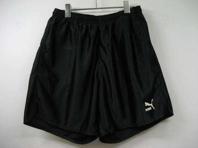 PUMA プーマ ショートパンツ ジャージ 黒 ブラック サイズO拍卖